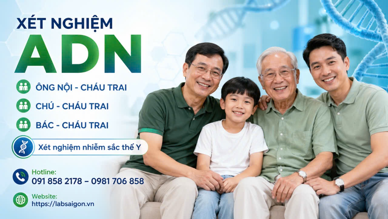 XÉT NGHIỆM ADN ÔNG NỘI – CHÁU TRAI