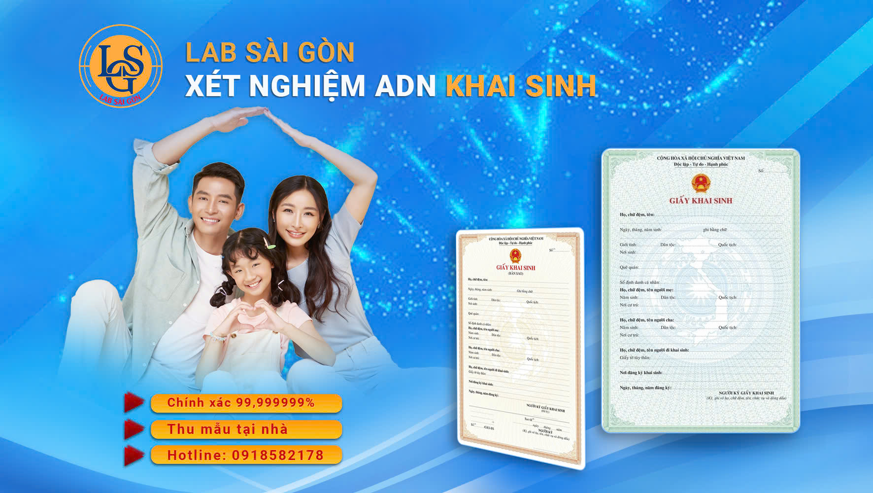 Xét nghiệm ADN khai sinh