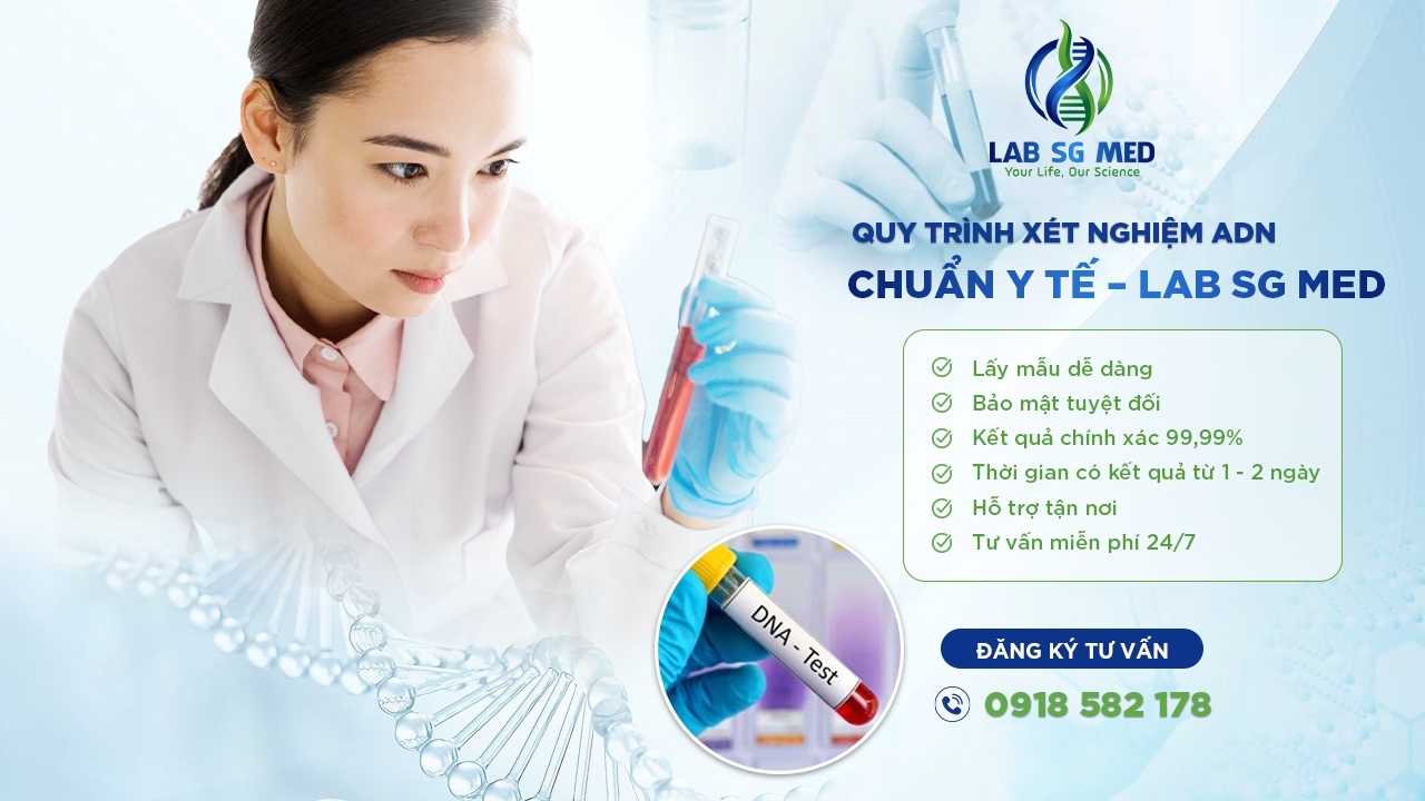 Quy trình xét nghiệm ADN huyết thống