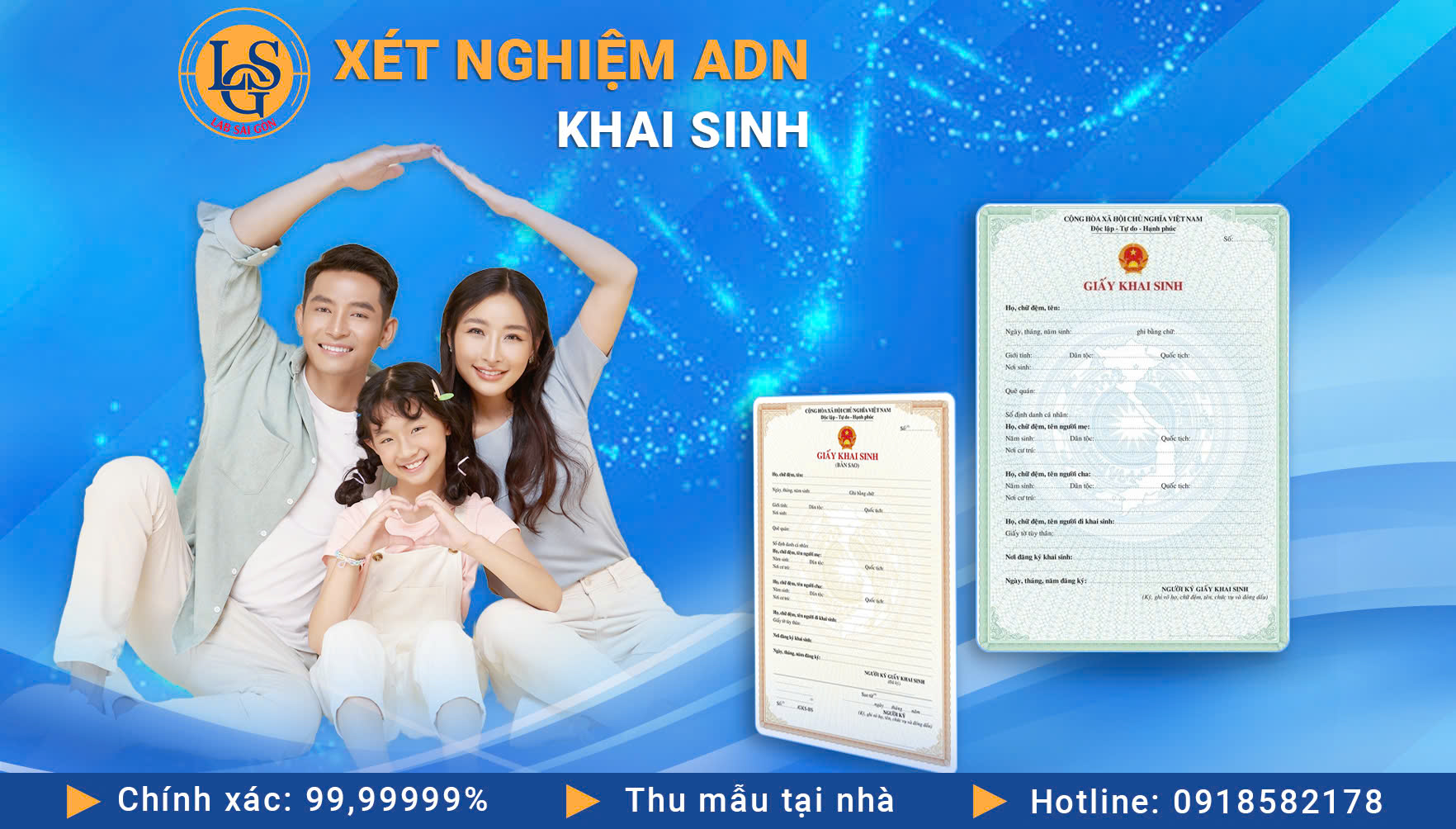 Xét nghiệm ADN khai sinh