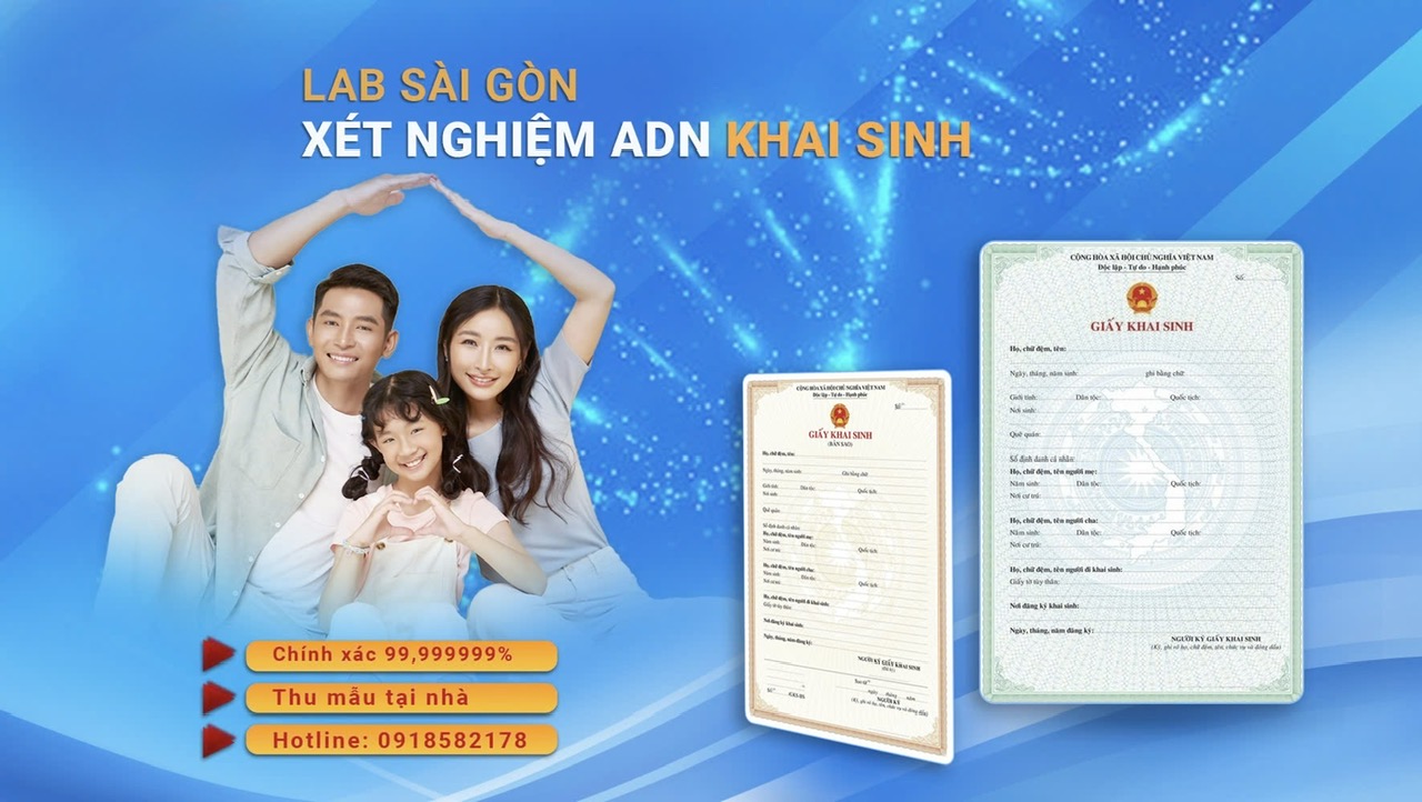 Xét nghiệm ADN làm khai sinh