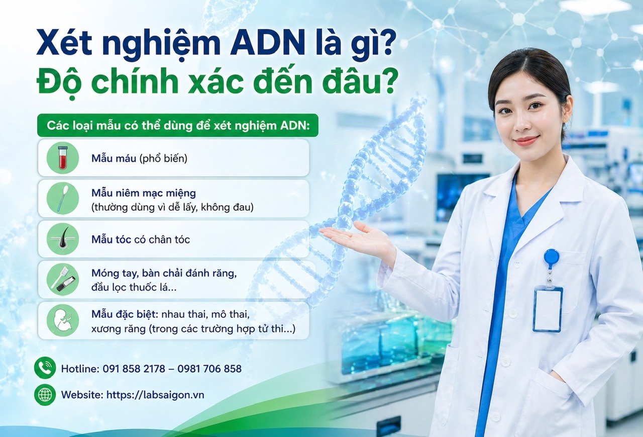 Xét nghiệm ADN là gì? Độ chính xác đến đâu?
