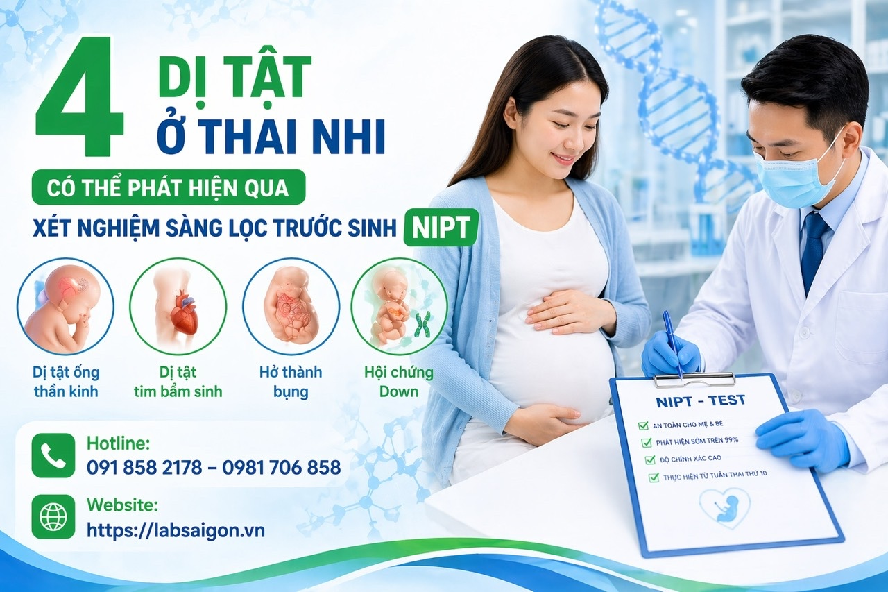 Xét nghiệm NIPT – An toàn cho mẹ và bé