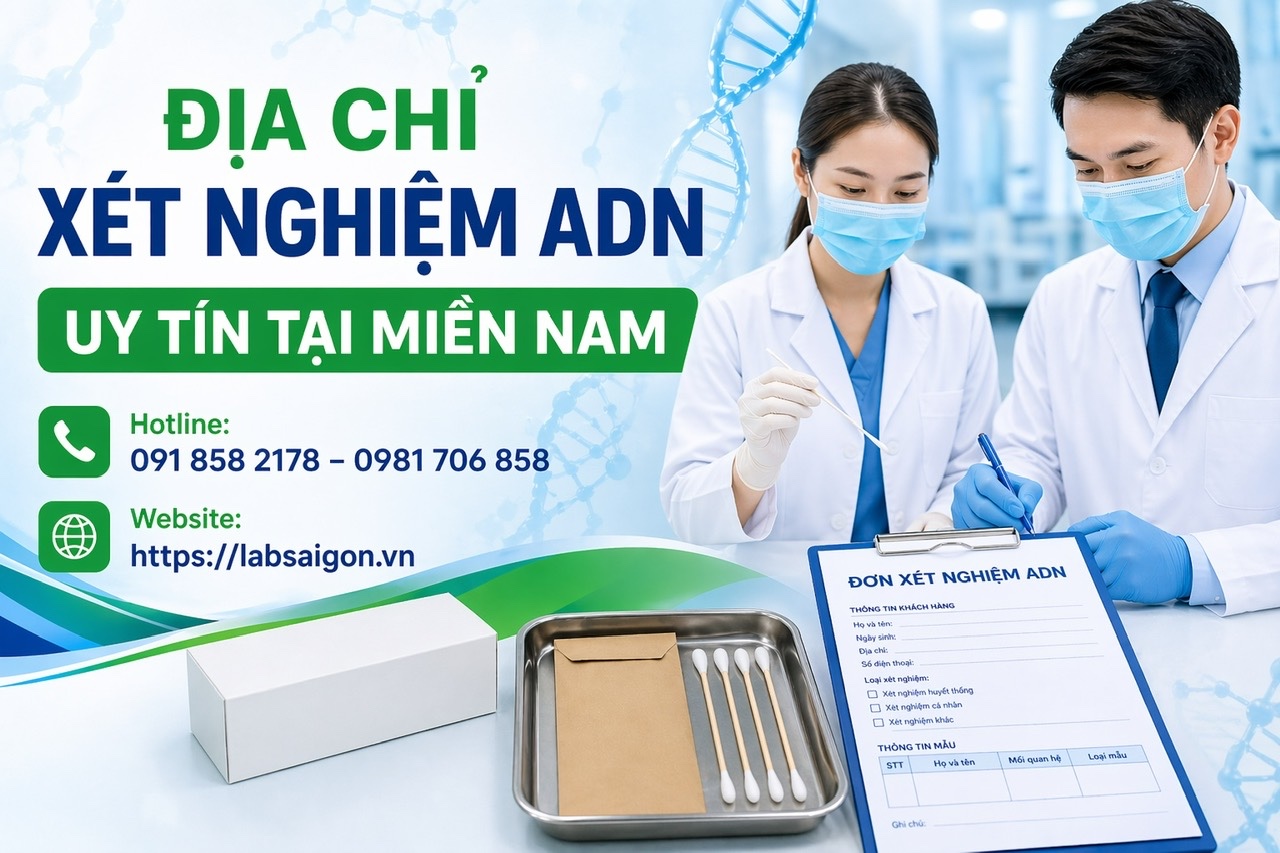 Địa chỉ xét nghiệm ADN uy tín tại miền Nam – Chọn nơi nào để đảm bảo kết quả chính xác và bảo mật?