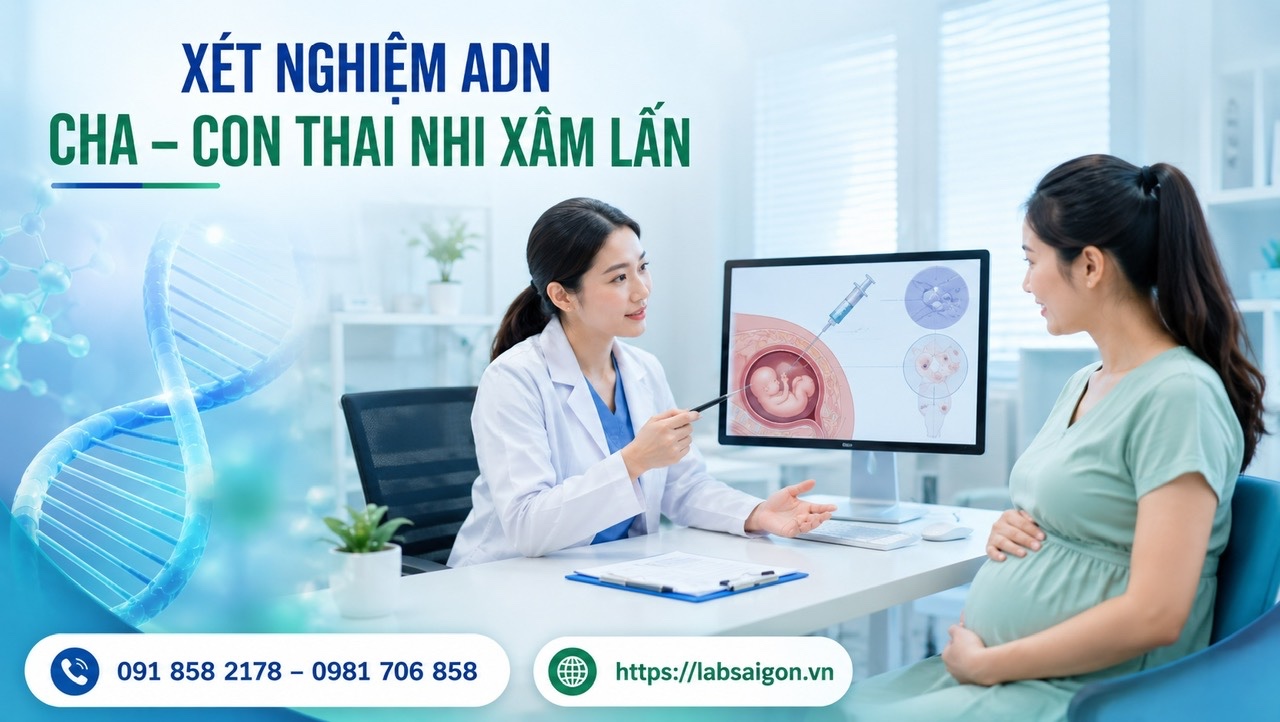 XÉT NGHIỆM ADN CHA CON (THAI NHI) – XÂM LẤN
